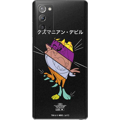 Looney Tunes Tasmanian Devil Sliced Juxtapose Galaxy Note20 5G Skin