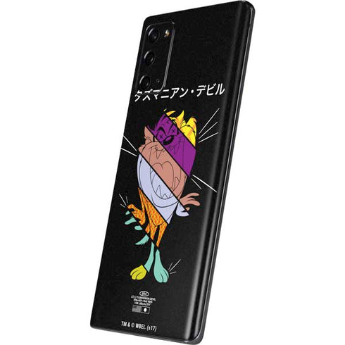 Looney Tunes Tasmanian Devil Sliced Juxtapose Galaxy Note20 5G Skin
