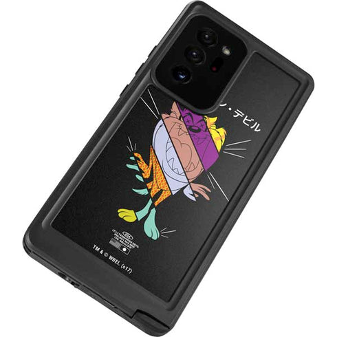 Looney Tunes Tasmanian Devil Sliced Juxtapose Galaxy Note20 Ultra 5G Waterproof Case