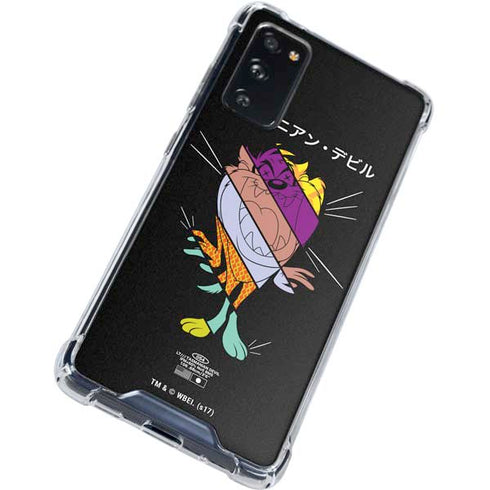 Looney Tunes Tasmanian Devil Sliced Juxtapose Galaxy S20 FE Clear Case