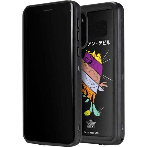 Looney Tunes Tasmanian Devil Sliced Juxtapose Galaxy S20 Waterproof Case