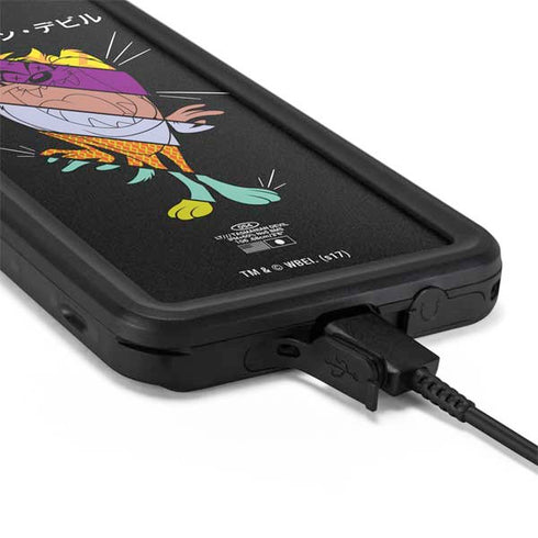 Looney Tunes Tasmanian Devil Sliced Juxtapose Galaxy S20 Waterproof Case