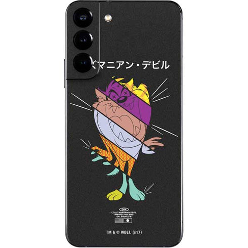 Looney Tunes Tasmanian Devil Sliced Juxtapose Galaxy S22 Plus Skin