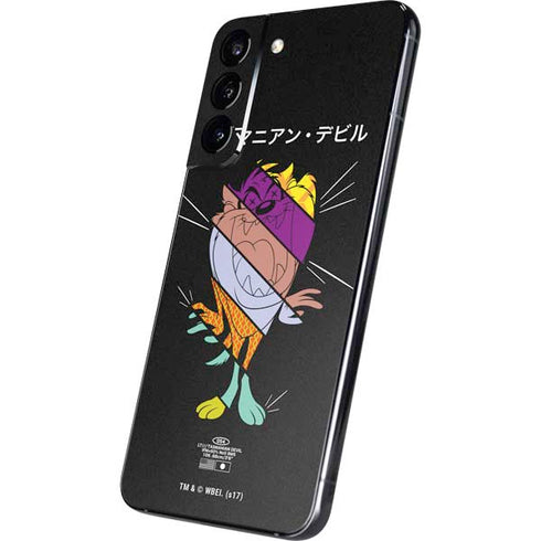 Looney Tunes Tasmanian Devil Sliced Juxtapose Galaxy S22 Plus Skin