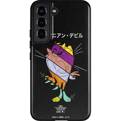 Looney Tunes Tasmanian Devil Sliced Juxtapose Galaxy S22 Pro Case