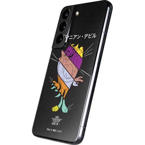 Looney Tunes Tasmanian Devil Sliced Juxtapose Galaxy S22 Skin