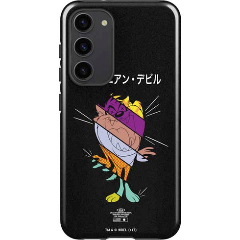 Looney Tunes Tasmanian Devil Sliced Juxtapose Galaxy S23 Plus Pro Case