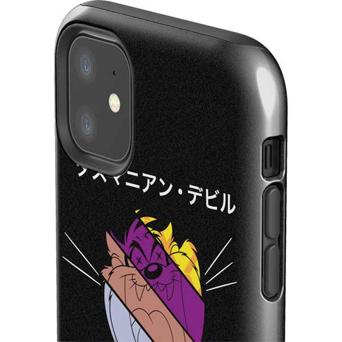 Looney Tunes Tasmanian Devil Sliced Juxtapose iPhone 11 Impact Case