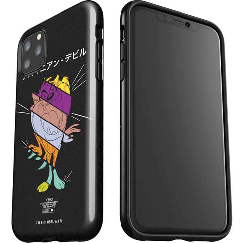 Looney Tunes Tasmanian Devil Sliced Juxtapose iPhone 11 Pro Max Impact Case