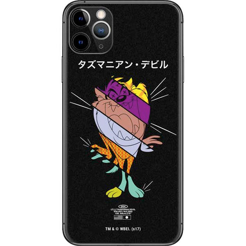 Looney Tunes Tasmanian Devil Sliced Juxtapose iPhone 11 Pro Max Skin