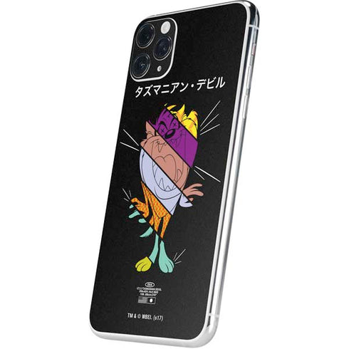 Looney Tunes Tasmanian Devil Sliced Juxtapose iPhone 11 Pro Max Skin