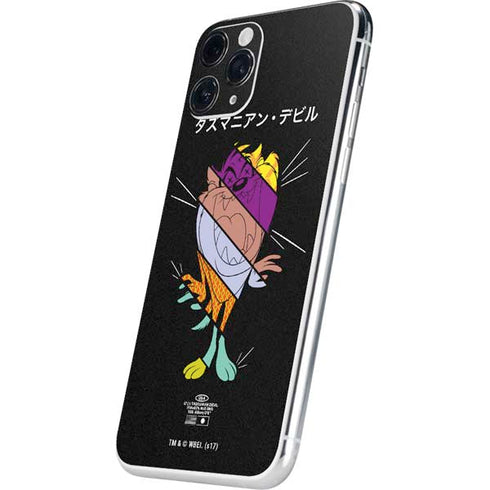 Looney Tunes Tasmanian Devil Sliced Juxtapose iPhone 11 Pro Skin