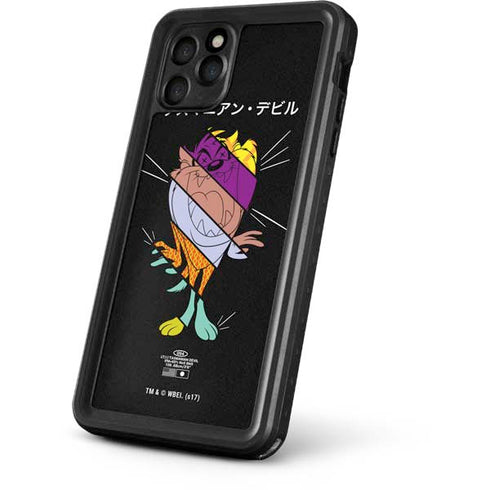 Looney Tunes Tasmanian Devil Sliced Juxtapose iPhone 11 Pro Waterproof Case