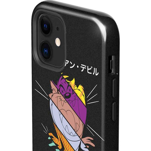 Looney Tunes Tasmanian Devil Sliced Juxtapose iPhone 12 Impact Case