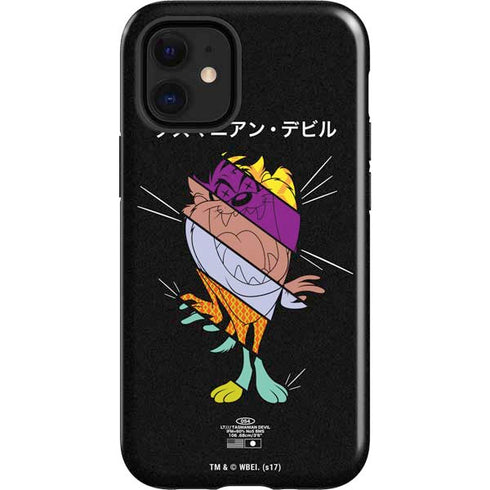 Looney Tunes Tasmanian Devil Sliced Juxtapose iPhone 12 Mini Impact Case