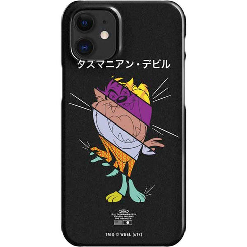 Looney Tunes Tasmanian Devil Sliced Juxtapose iPhone 12 Mini Lite Case