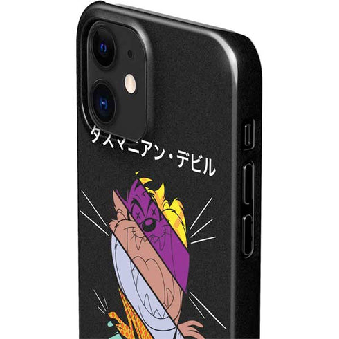 Looney Tunes Tasmanian Devil Sliced Juxtapose iPhone 12 Mini Lite Case