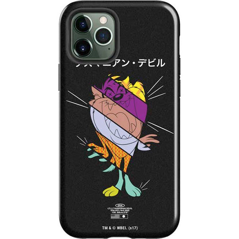 Looney Tunes Tasmanian Devil Sliced Juxtapose iPhone 12 Pro Impact Case