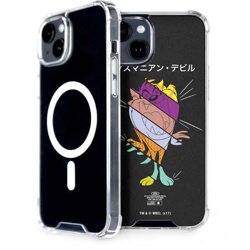 Looney Tunes Tasmanian Devil Sliced Juxtapose iPhone 13 MagSafe Case