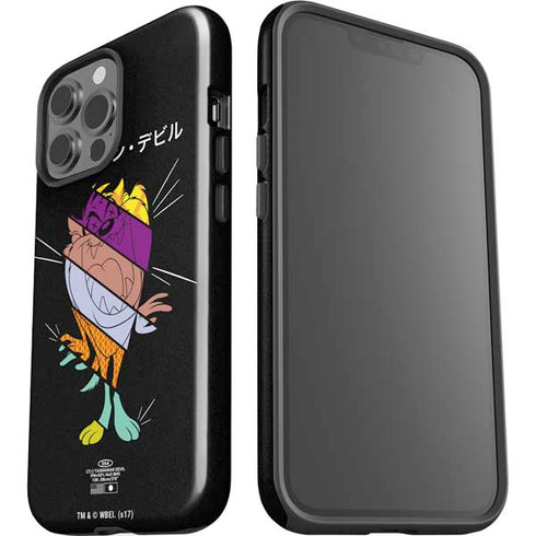 Looney Tunes Tasmanian Devil Sliced Juxtapose iPhone 13 Pro Max Impact Case