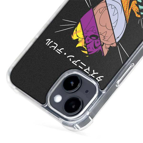 Looney Tunes Tasmanian Devil Sliced Juxtapose iPhone 15 Plus MagSafe Case