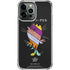 Looney Tunes Tasmanian Devil Sliced Juxtapose iPhone 14 Pro Max Clear Case