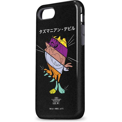 Looney Tunes Tasmanian Devil Sliced Juxtapose iPhone 8 Pro Case