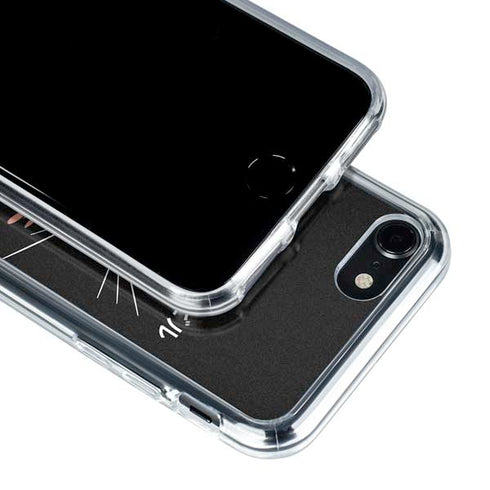 Looney Tunes Tasmanian Devil Sliced Juxtapose iPhone SE (2nd & 3rd Gen) Clear Case
