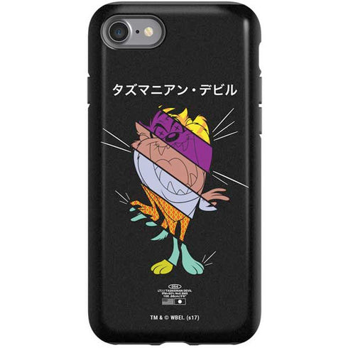 Looney Tunes Tasmanian Devil Sliced Juxtapose iPhone SE (2nd & 3rd Gen) Pro Case