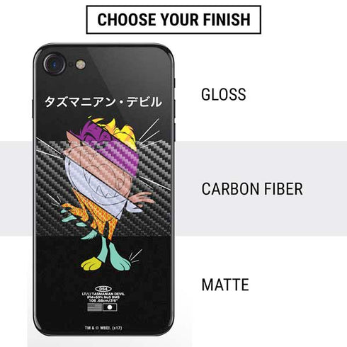 Looney Tunes Tasmanian Devil Sliced Juxtapose iPhone SE (2nd & 3rd Gen) Skin