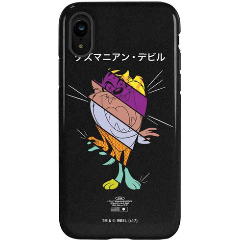 Looney Tunes Tasmanian Devil Sliced Juxtapose iPhone XR Pro Case