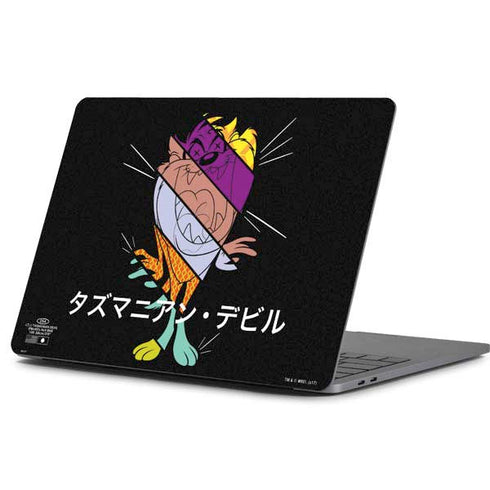 Looney Tunes Tasmanian Devil Sliced Juxtapose Apple MacBook Pro 13-inch Skin