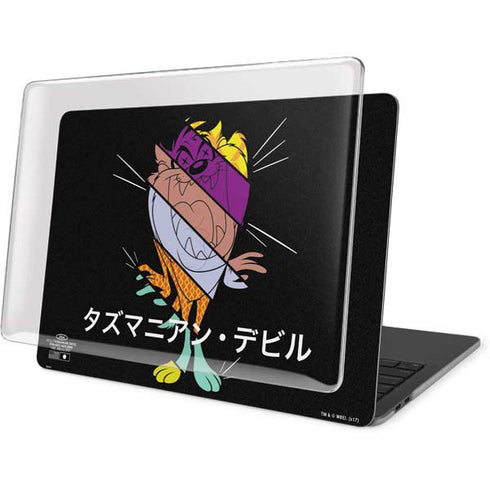 Looney Tunes Tasmanian Devil Sliced Juxtapose MacBook Pro 15in (2016-19) Case plus Skin