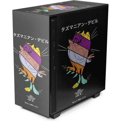 Looney Tunes Tasmanian Devil Sliced Juxtapose NZXT H510 Compact ATX Mid-Tower Case Skin