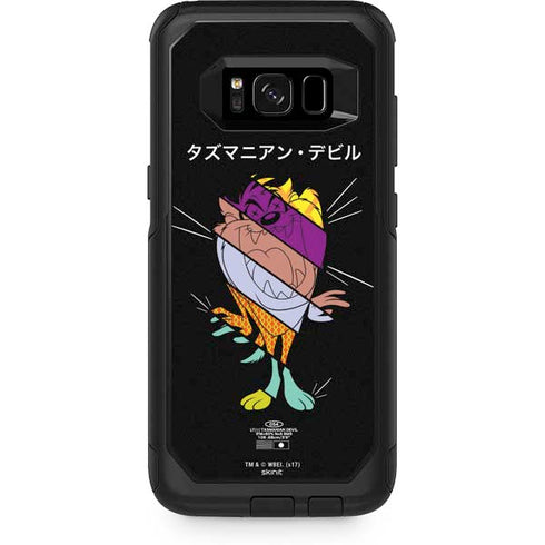 Looney Tunes Tasmanian Devil Sliced Juxtapose Otterbox Commuter Galaxy Skin