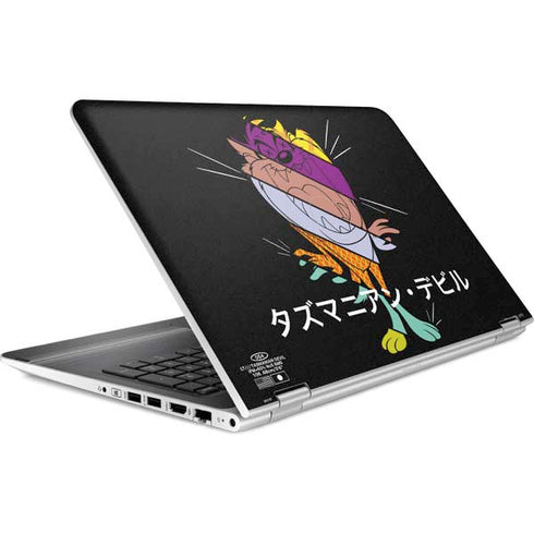 Looney Tunes Tasmanian Devil Sliced Juxtapose HP Pavilion Skin