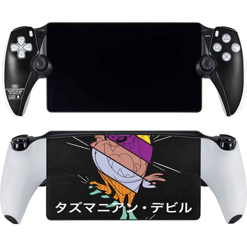 Looney Tunes Tasmanian Devil Sliced Juxtapose PlayStation Portal Remote Player Skin