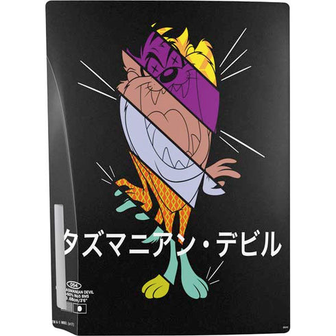 Looney Tunes Tasmanian Devil Sliced Juxtapose PS5 Bundle Skin