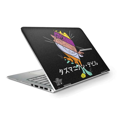 Looney Tunes Tasmanian Devil Sliced Juxtapose HP Spectre Skin
