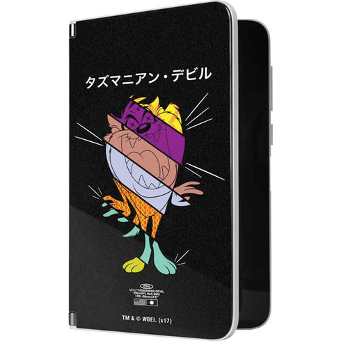 Looney Tunes Tasmanian Devil Sliced Juxtapose Surface Duo Skin