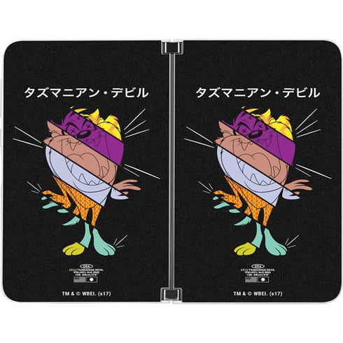 Looney Tunes Tasmanian Devil Sliced Juxtapose Surface Duo Skin