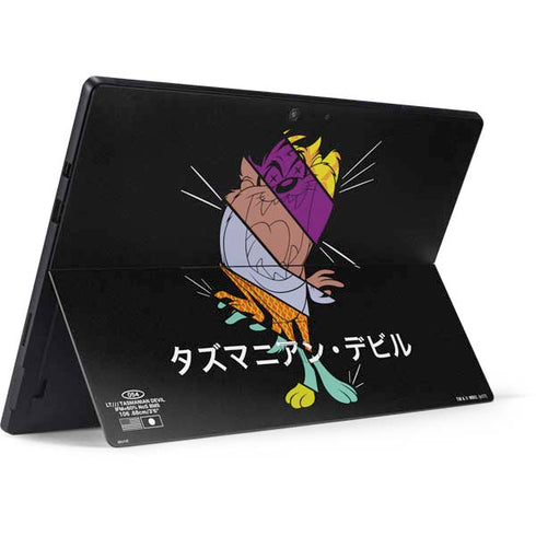 Looney Tunes Tasmanian Devil Sliced Juxtapose Surface Pro 7 Skin