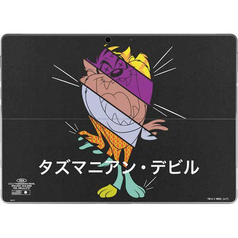 Looney Tunes Tasmanian Devil Sliced Juxtapose Surface Pro 9 Skin