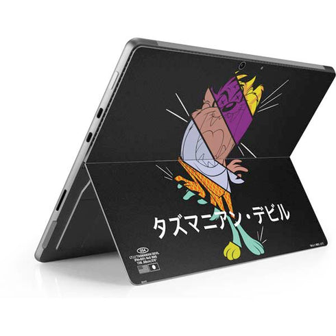 Looney Tunes Tasmanian Devil Sliced Juxtapose Surface Pro 9 Skin