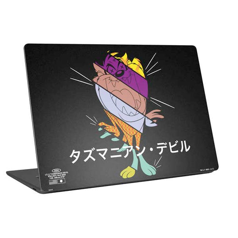 Looney Tunes Tasmanian Devil Sliced Juxtapose Universal Laptop 16.6in (13.4 x 9.7in) Skin