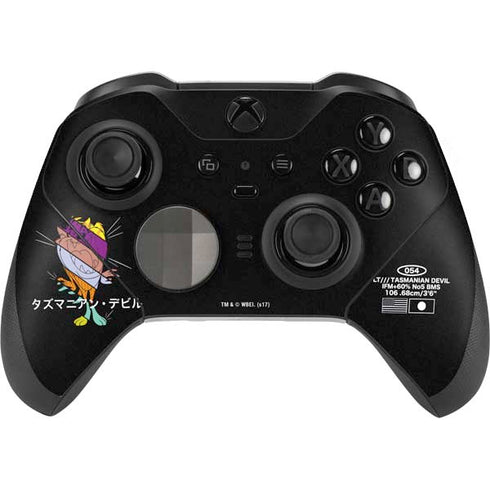 Looney Tunes Tasmanian Devil Sliced Juxtapose Xbox Elite Wireless Controller Series 2 Skin