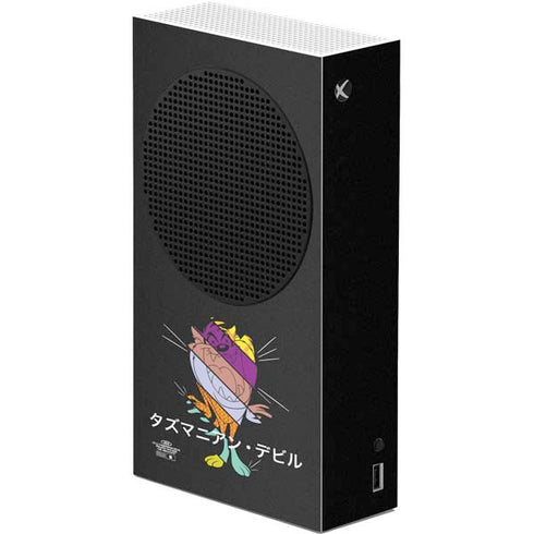 Looney Tunes Tasmanian Devil Sliced Juxtapose Xbox Series S Console Skin
