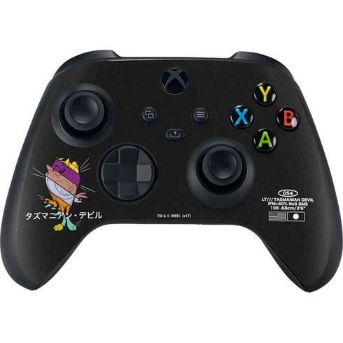 Looney Tunes Tasmanian Devil Sliced Juxtapose Xbox Series X Controller Skin