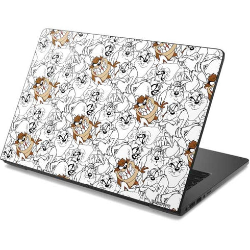 Looney Tunes Tasmanian Devil Super Sized Pattern Dell Chromebook Skin