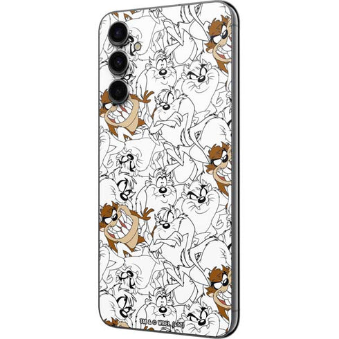 Looney Tunes Tasmanian Devil Super Sized Pattern Galaxy A14 5G Skin